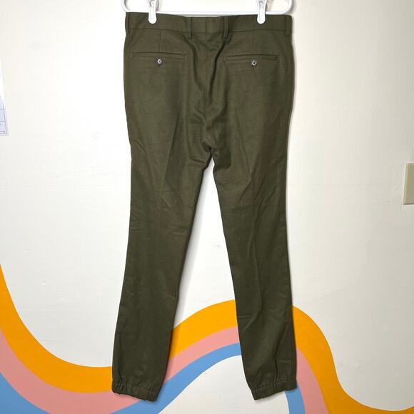 Asos Super Skinny Fit Jogger Pants Men's Green 33x32 Stretch Casual NWT - Picture 5 of 7